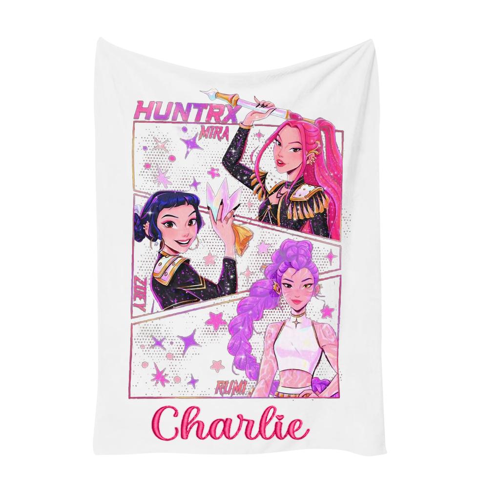 Personalized Name Custom Blanket Baby/children/teens/adults DIY Flannel Blanket