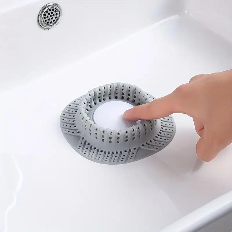 1PCS Floor Drain Silicone Filter Wash Basin Anti-clogging Hair Blocker Bathtub Drain Hair Blocker