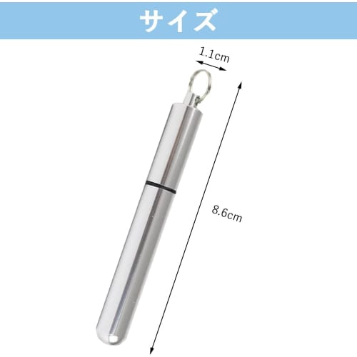 Coehaopike 2-Piece Toothpick Holder, Toothpick Case, Portable Toothpick Box, Portable Toothpick Holder, Cotton Swab Case, Lightweight, Convenient, Wat