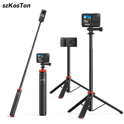 Selfie-Stick-Stativ, ausziehbarer Stativgriff für GoPro 13 12 11 10 9 8 Insta360 X4 DJI OSMO Action 5 Pro 3 4 Zubehör