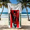 Cristiano Ronaldo Beach Towel Quickdry Soft Microfiber Comfortable Lightweight Suitable For Sports Travel Swimming Yoga Bathroom Beach And Pool