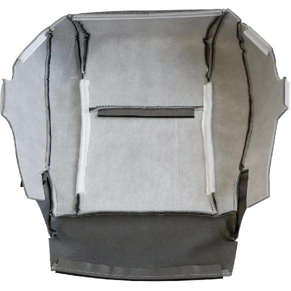 Gray Front Driver Or Passenger Side Bottom Replacement Cloth Seat Cover Compatible With Toyota Tacoma Base Pre-Runner X-Runner 2009 2010 2011 2012