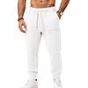 Herren Zopfmuster Jogginghose mit elastischen Bündchen und