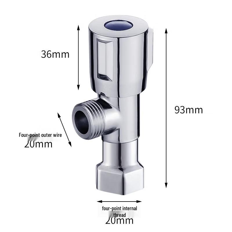 Nashide Universal Cold & Hot Water Angle Valve