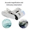 Counterfeits Detection Magnifying Glass 80X 100X Zoom Handheld Microscope For Banknotes Stamps Inspection Identification