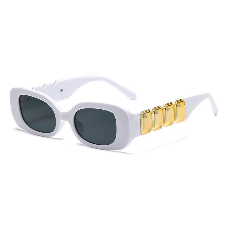 Retro Square Frame Sunglasses - Stylish Unisex UV Protection Shades