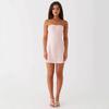 New Tube Top Pink Jacquard Dress French Ins Temperament Lining Slim A-word Skirt