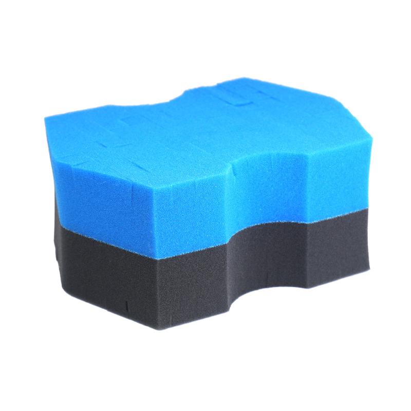 

Double Side -Cut Red/Black Sponge 2.0 Better Grip And Access Tight Spaces For Rinseless Car Wash