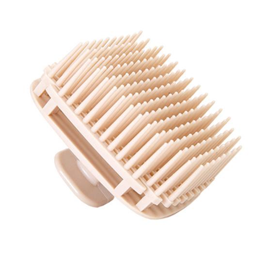 

Square Hair Scalp Massage Brush with Finger Strap Anti-Slip Hair Washing Scrubber for Deep Cleaning Exfoliating Relaxing Shower Shampoo Brush for