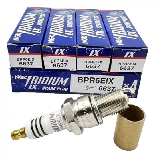 6637 Iridium IX Spark Plug BPR6EIX - 4 Pack