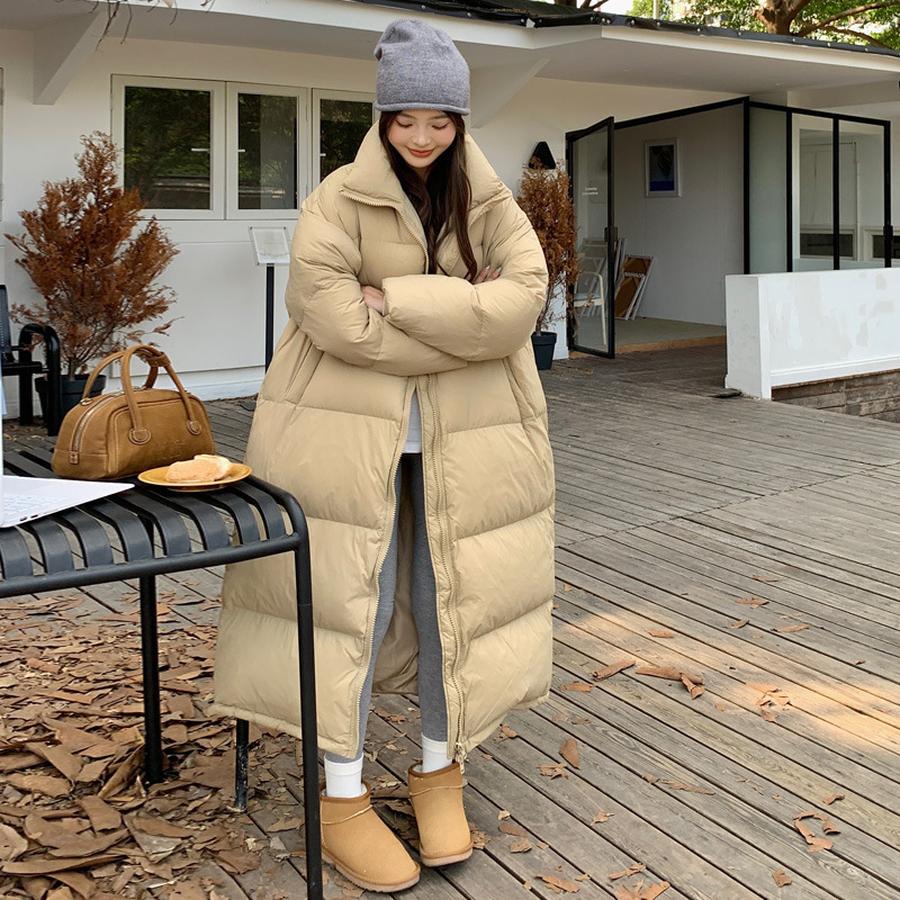 Factory Direct Oversized Long Sleeve Cotton Puffer Coat for Women - Extra Thick, Warm, Loose Fit