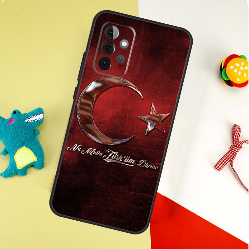 Turkei Turkey Ataturk Flag For Samsung Galaxy A22 A32 A52 A54 A34 A14 A55 A35 A15 A53 A33 A13 A05 A06 A16 Phone Case
