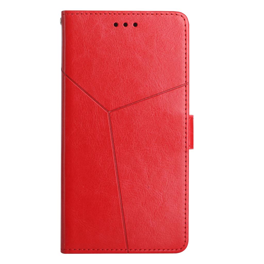 HT01 Etui na Honor Magic7 Lite 5G/X9c 5G/X60 Pro 5G ze skóry z wytłoczonymi liniami w kształcie litery Y