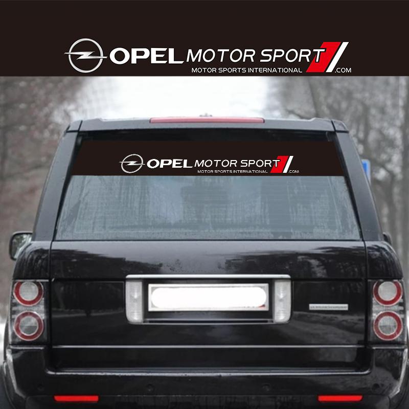 Car Front Rear Windshield Decal Sticker Decoration For Opel Corsa Astra Insignia Vectra Zafira Meriva Mokka Grandland Vivaro
