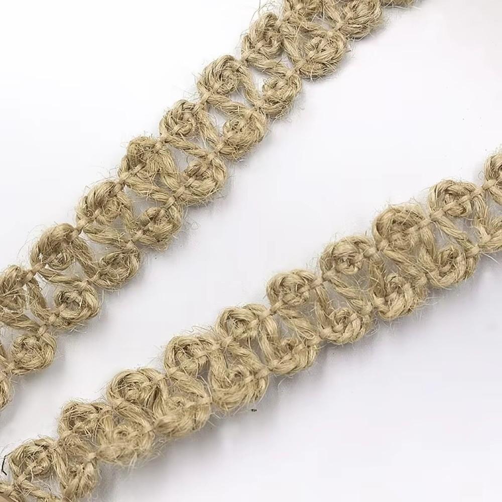 10 Meter Burlap Ribbons Handicraft Weavin Jute Yarn Retro Jute Burlap Ribbons  DIY Arts