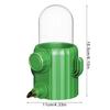 Leakproof Cage Mounted Bird Waterer Cactus Shape Plastic Automatic Drinking Container Water Dispenser for Bird Watering