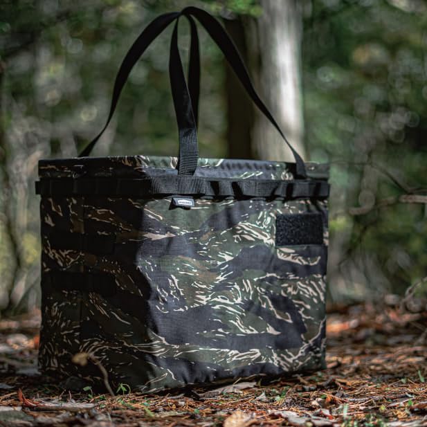 WHATNOT One-Touch Bucket, Heavy-Duty, Durable, Firewood Storage Container, Toolbox, Outdoor Camping, DIY, Gift, Storage Basket, Storage Bag, Tool and