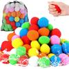 Water Balls 60 Pieces Colorful Fun Soft Soakers Soft Soaker Balls for Outdoor Outside Backyard Lawn Beach Pool Grass Garden Park