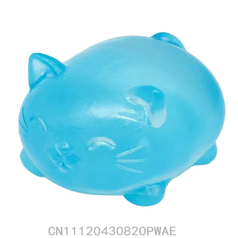 Mini Cute Cat Shape Needoh Squishy Maltose Decompression Toy Non-Toxic Fun Tool Pressure Relief Adults Kids Birthday Party Gift