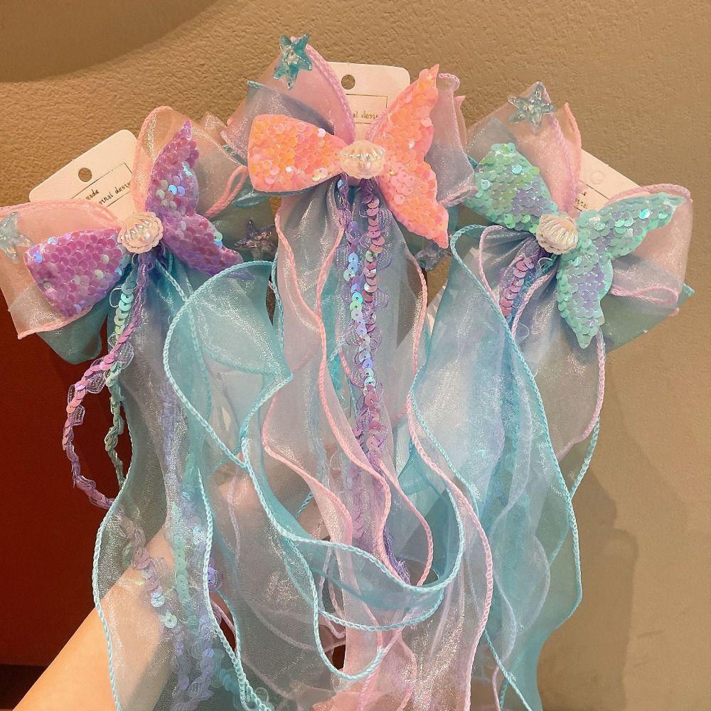 

Princess Bow Hair Clips Children s Barretes New Ribbons Hairpin Hair Accessories Style 2