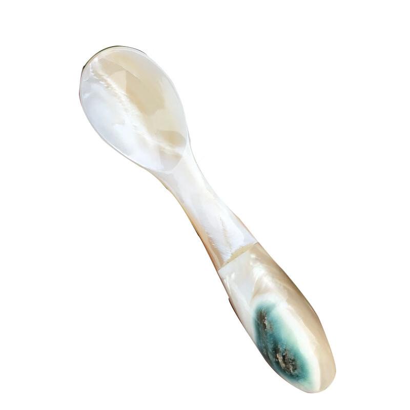 ZISIZ Natural Spliced Shell Spoon Set