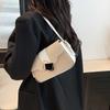 New trendy shoulder armpit bag simple and fashionable commuter small square bag beautiful casual messenger bag women