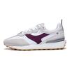 Li Ning Fangyuan Classiche Pelle Sintetica Antiscivolo Resistenti all'Usura Scarpe Sportive Casual Basse Uomo Sneakers Bianco Grigio Viola AGCT047-4