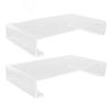 2PCS Acrylic Stand Polished Edges Multi Purpose Acrylic Display Riser for Shower Supplies Vanity