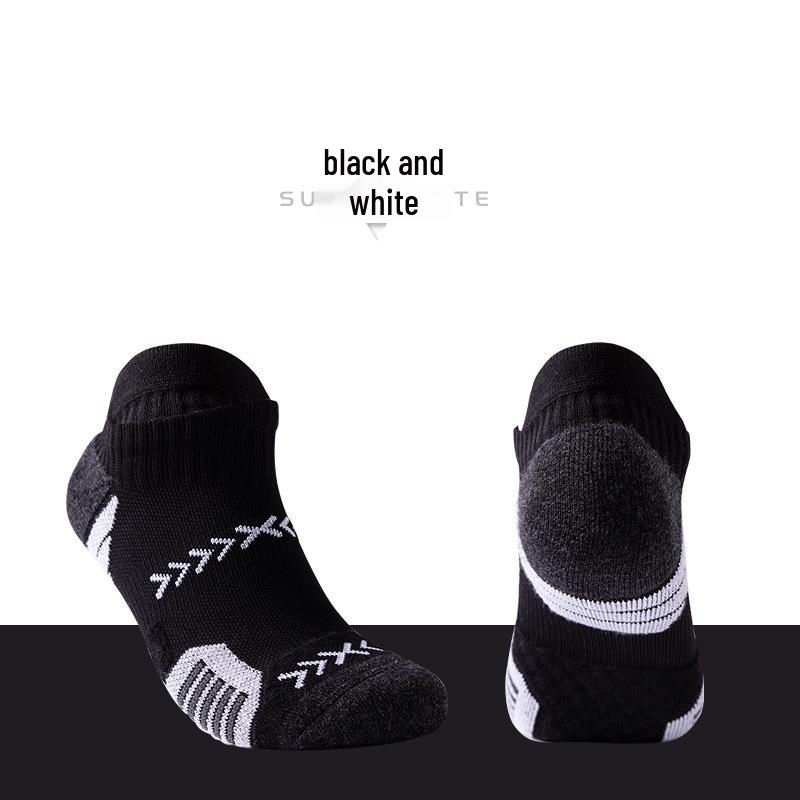 Men's Elite Trendy Colorblock Basketball Socks - Sweat-Absorbent, Breathable, Terry Bottom Sports Socks