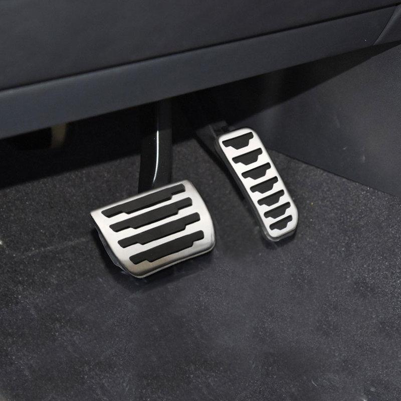Carmilla Auto Accessories for Land Rover Discovery Sport Freelander 2 for Range Rover Evoque Car Fuel Pedal Brake Pedals Cover