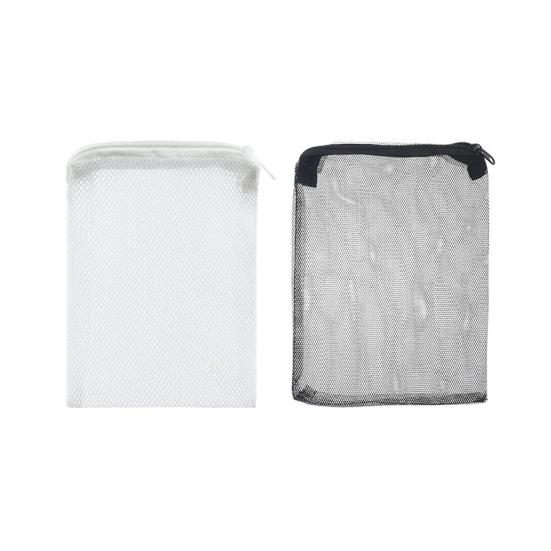 2Pcs Aquarium Filter Media Taschen Fisch Tank Filter Mesh Tasche mit Zipper für