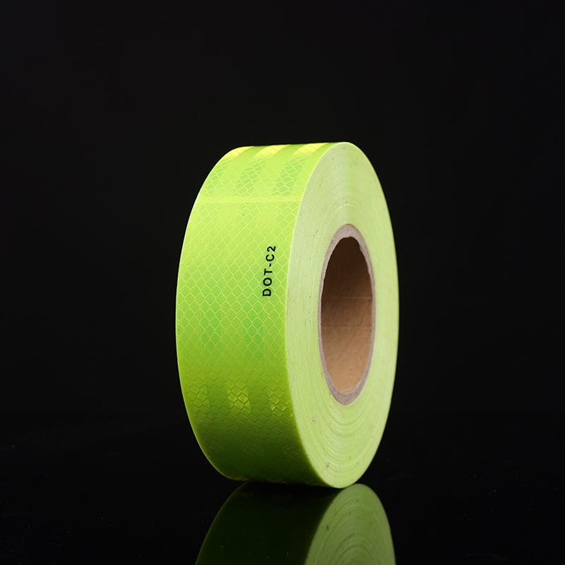 Red and White Reflective European DOT-C2 Tape for Cross-Border Annual Truck Inspection