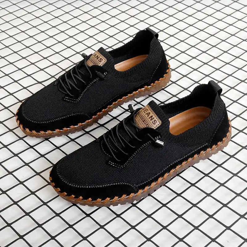 Low Top Light Weight Men's Black Sneakers Heels Classic Dresses Dress Men's Shoes Sport Unique Sunny High Fashion Choes