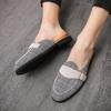 Summer Men's Fashion Trend Casual Versatile One-pedal Lazy Half Drag Doudou Shoes Personalized Casual Shoes