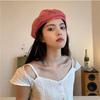 Women's Korean Style Sweet Hollow Breathable Lace Beret Summer Thin Breathable Versatile Fashionable Artist Beret Hat