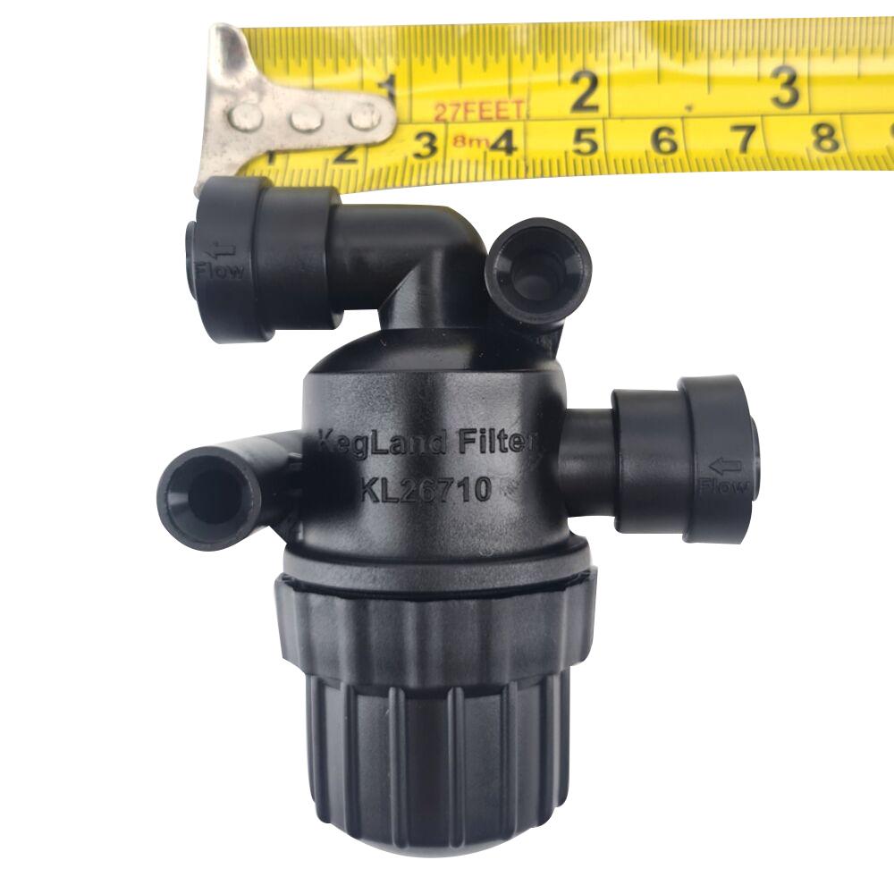 

KegLand Duotight - 9.5/8/6.35mm Inline Pre-filter (100 Mesh 304 Stainless) Plastic Irrigation System Impurity Prefilter