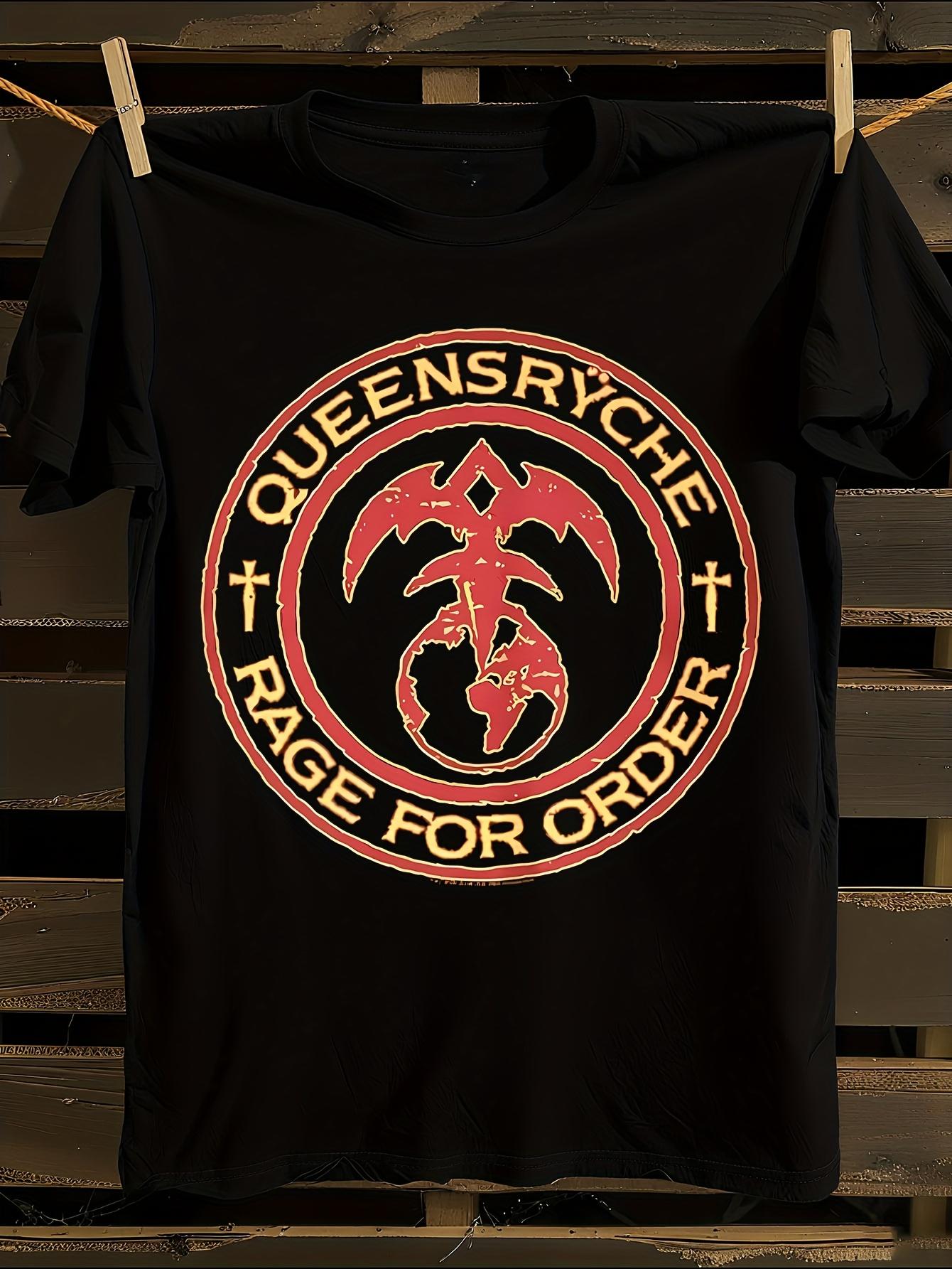 Queensryche Rage for Order Logo Tshirt L