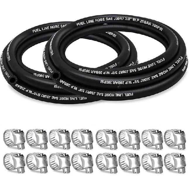 Fuel Line 5/16 Inch ID, Fuel Hose 10FT, J30R7 Fuel Line Hose NBR For Automotive Fuel Systems Engines.