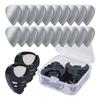 0.3mm Stainless Steel and Metal Guitar Picks with Holder and Storage Box