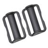 2pcs Diving Webbing Keeper 52mm Plastic Steel Diving Belt Slide Stopper for Back Plate