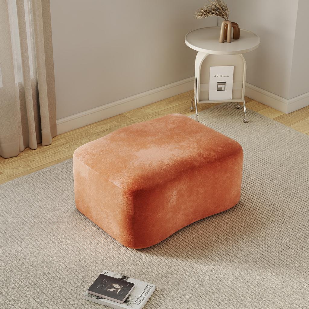 Ottoman Velvet - Orange