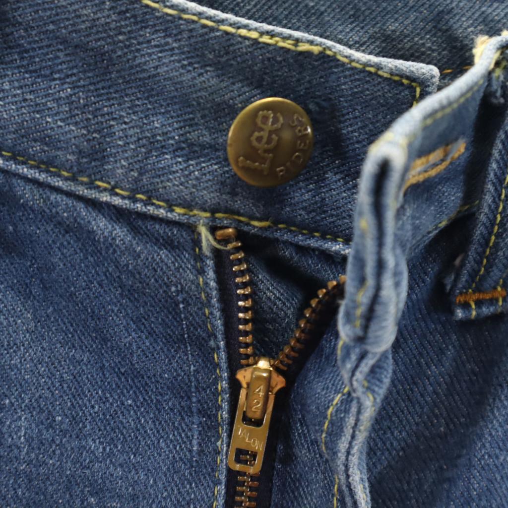 Lee 80s Vintage 42 Talon Zip Denim Pants Blue Men's Used
