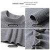 SHANSHAN Men's 550G Heavy Pure Wool Knit Sweater