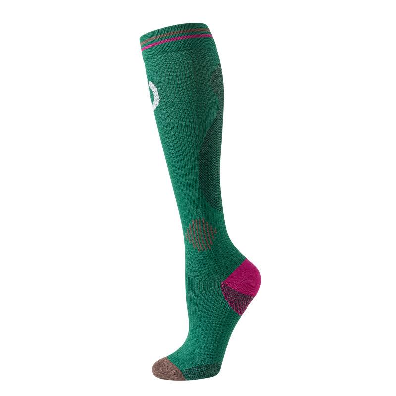 Socken Damen Sport Drucksocken Frühlingsstrümpfe Schweißabsorbierende rutschfeste atmungsaktive Deodorant-Kompressionssocken Wadensocken