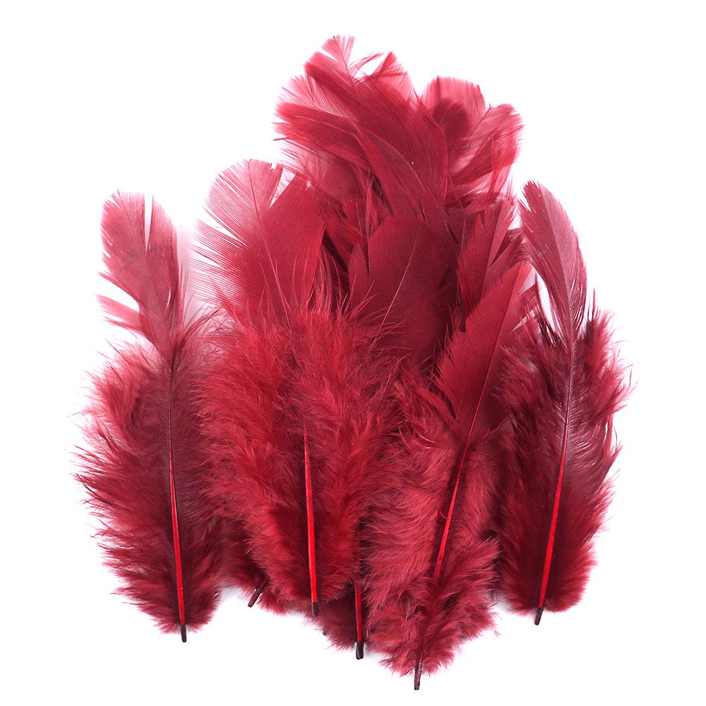 Mixed Color Chicken & Peacock Feathers for DIY Ornaments, Handicrafts, and Handmade Clothing Accessories.