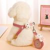 New Stylish and Practical Vest and Leash Set for Your Furry Friend. Ideal for Daily Wear and Special Occasions, These Eye-catchi