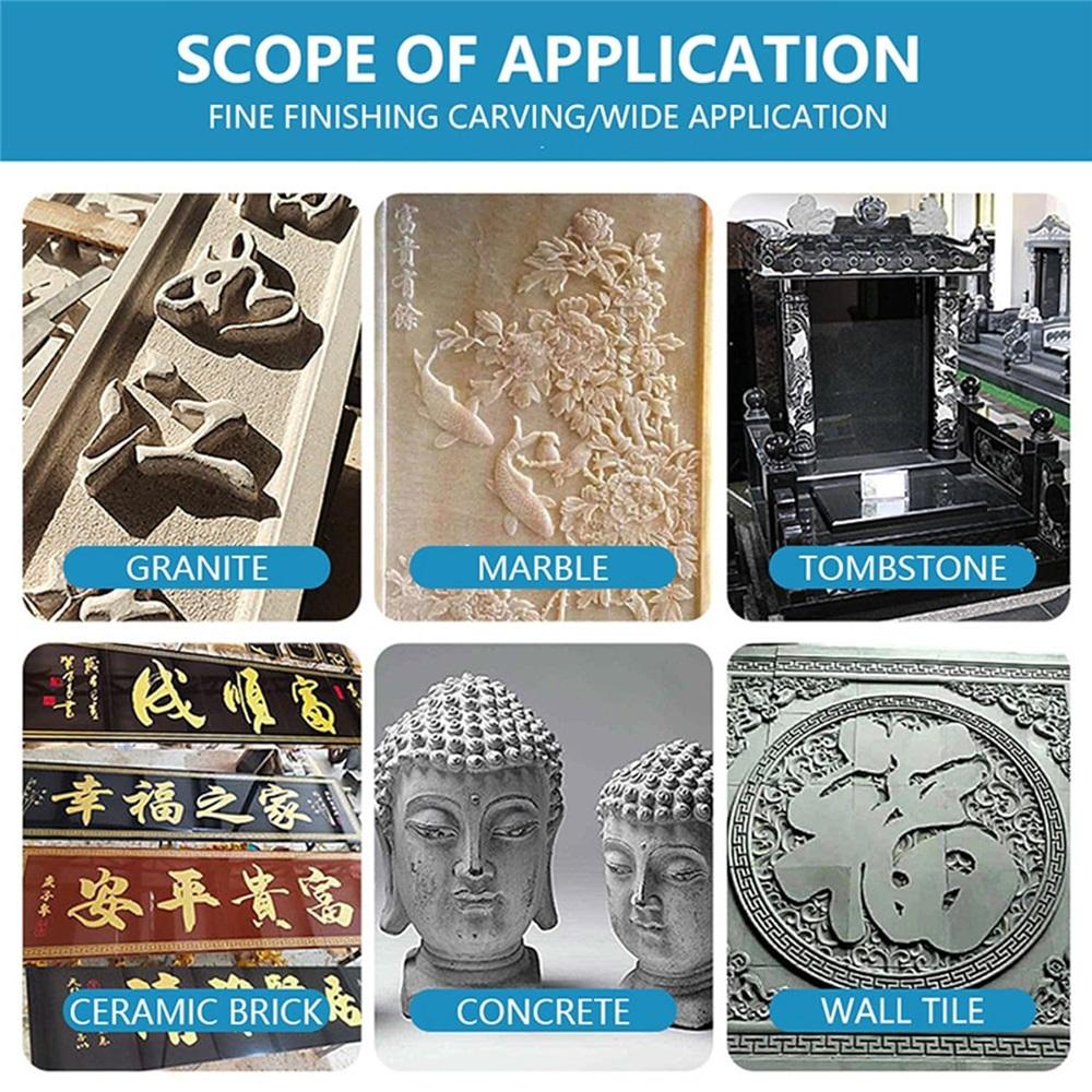 10-piece Pack Stone Carving 40mm Diamond Saw Blades Diamond Cutting Discs Cutting Wheel Blades Suitable For Granite, Marble, Ceramic And Tiles