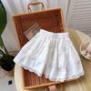 Korean Sweet Lace White Layered Midi Skirt - Spring/Summer Arrival