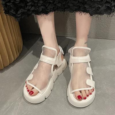 Fashion Women's Sandals 2024 Summer Fashionable Breathable Flat Sandals Comfort Simple Versatile Ladies Platform Shoes Zapatos De Mujer