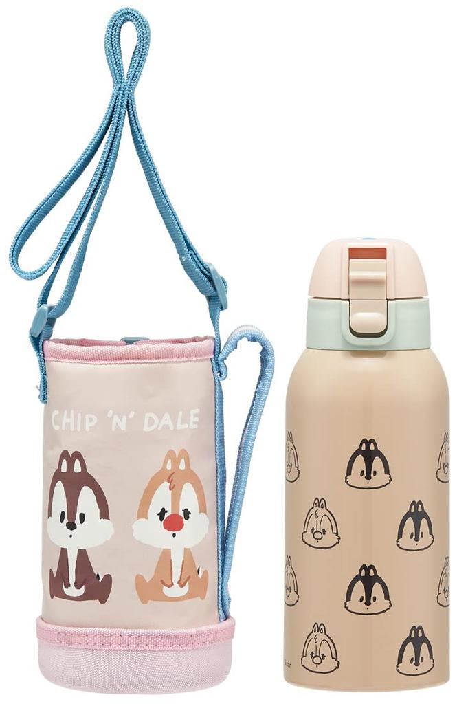 Skatervannflaske Disney Chip Dale 600ml med lokk for jenter og KSTCH6-A